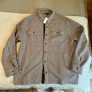 New banana republic waffle button up
